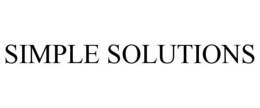SIMPLE SOLUTIONS trademark