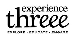 EXPERIENCE THREEE EXPLORE · EDUCATE · ENGAGE trademark