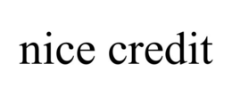 NICE CREDIT trademark