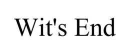 WIT'S END trademark
