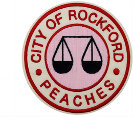 CITY OF ROCKFORD · PEACHES · trademark