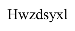 HWZDSYXL trademark