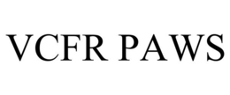 VCFR PAWS trademark