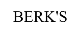 BERK'S trademark