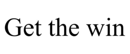 GET THE WIN trademark