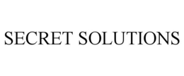 SECRET SOLUTIONS trademark