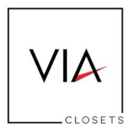 VIA CLOSETS trademark