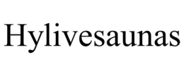 HYLIVESAUNAS trademark