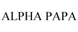 ALPHA PAPA trademark