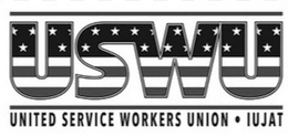 USWU UNITED SERVICE WORKERS UNION • IUJAT trademark