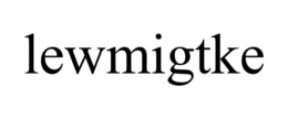 LEWMIGTKE trademark