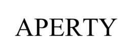 APERTY trademark