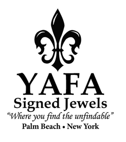 YAFA SIGNED JEWELS "WHERE YOU FIND THE UNFINDABLE" PALM BEACH · NEW YORK trademark