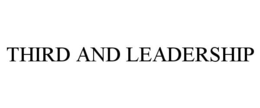THIRD AND LEADERSHIP trademark