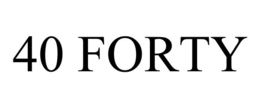 40 FORTY trademark
