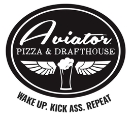 AVIATOR PIZZA & DRAFTHOUSE WAKE UP. KICK ASS. REPEAT trademark