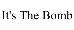IT'S THE BOMB trademark