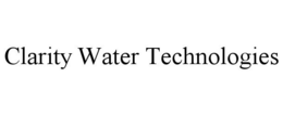 CLARITY WATER TECHNOLOGIES trademark