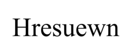 HRESUEWN trademark
