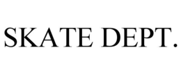 SKATE DEPT. trademark