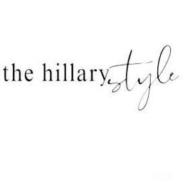 THE HILLARY STYLE trademark