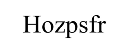 HOZPSFR trademark