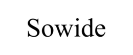 SOWIDE trademark