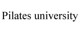 PILATES UNIVERSITY trademark