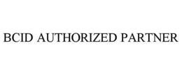 BCID AUTHORIZED PARTNER trademark