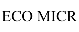 ECO MICR trademark