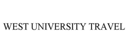 WEST UNIVERSITY TRAVEL trademark