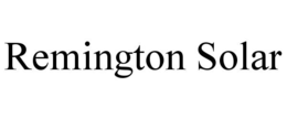 REMINGTON SOLAR trademark