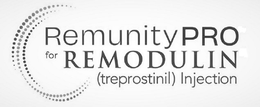 REMUNITYPRO FOR REMODULIN (TREPROSTINIL) INJECTION trademark