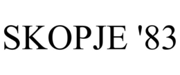 SKOPJE '83 trademark