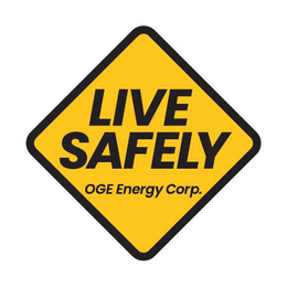 LIVE SAFELY OGE ENERGY CORP. trademark