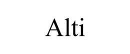 ALTI trademark