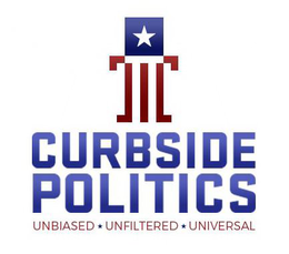 CURBSIDE POLITICS UNBIASED UNFILTERED UNIVERSAL trademark