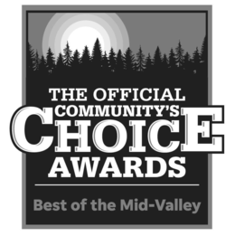 THE OFFICIAL COMMUNITY'S CHOICE AWARDS BEST OF THE MID-VALLEY trademark