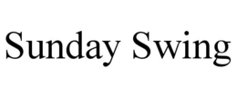 SUNDAY SWING trademark