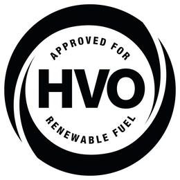 HVO APPROVED FOR RENEWABLE FUEL trademark