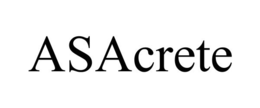 ASACRETE trademark