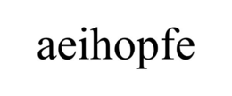 AEIHOPFE trademark