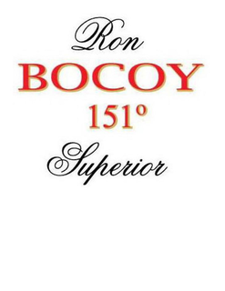 RON BOCOY 151° SUPERIOR trademark