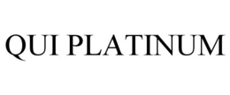 QUI PLATINUM trademark