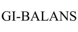 GI-BALANS trademark