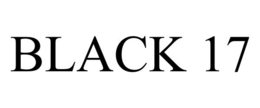 BLACK 17 trademark
