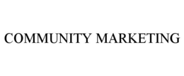 COMMUNITY MARKETING trademark