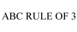 ABC RULE OF 3 trademark