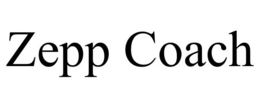 ZEPP COACH trademark