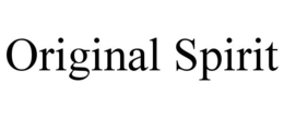 ORIGINAL SPIRIT trademark